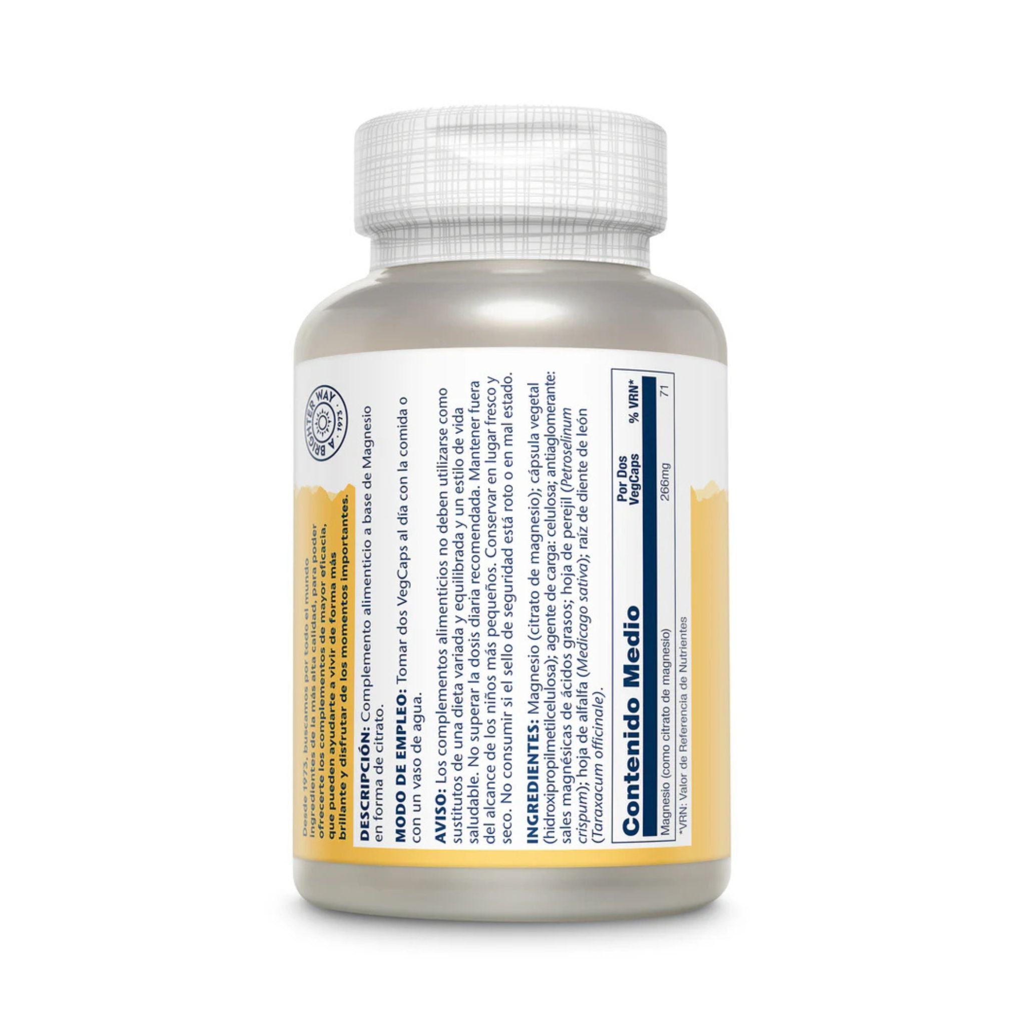 Solaray Magnesio Citrato - 90 uds
