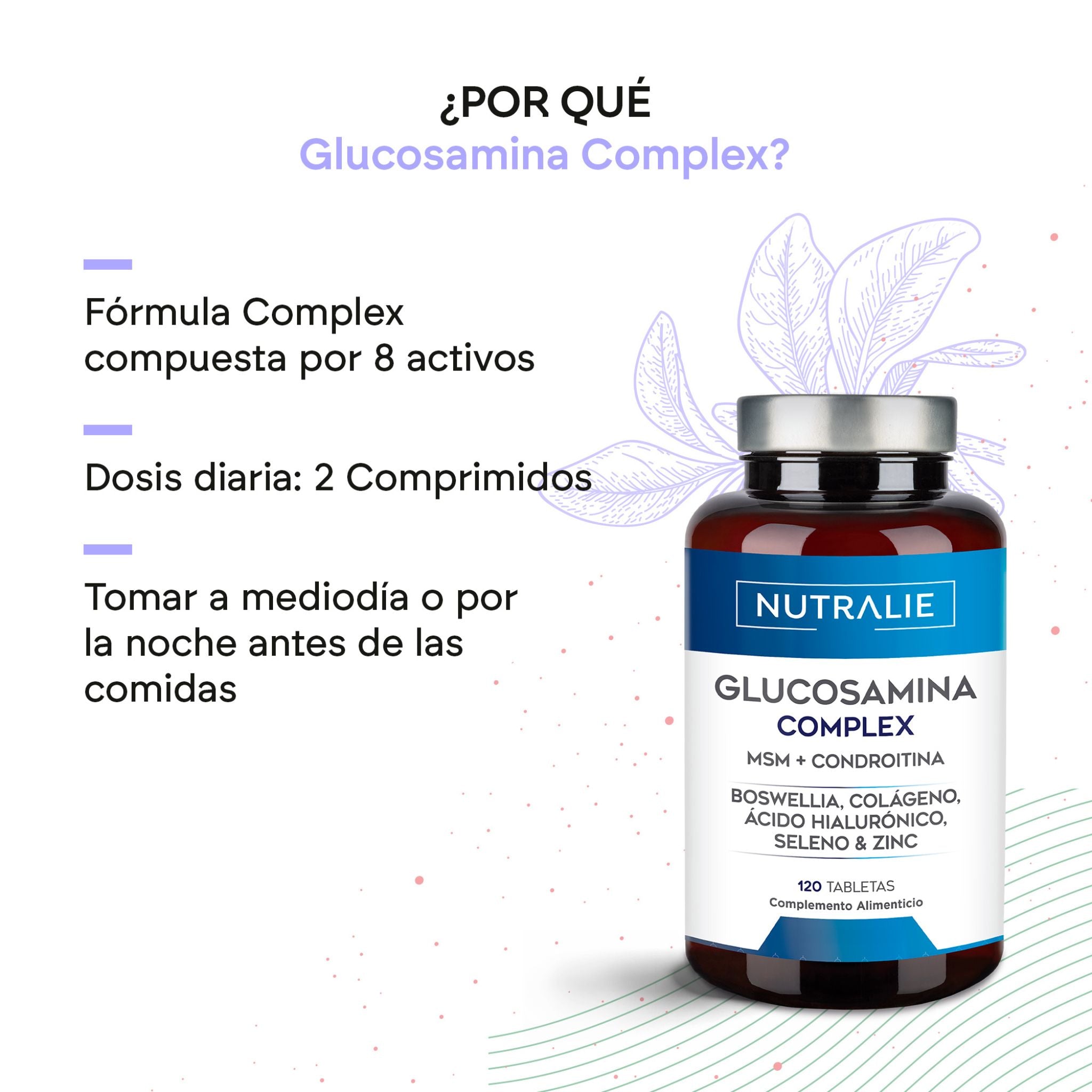 Nutralie Glucosamine Complex 120 uds