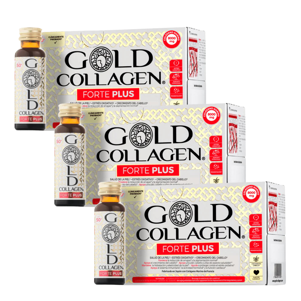 Gold Collagen Forte Plus - Pack de 3