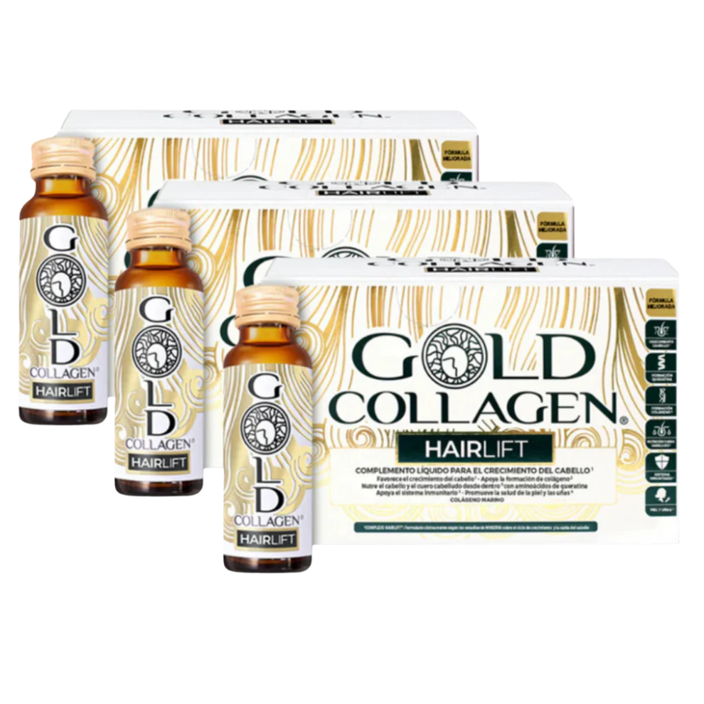 Gold Collagen Hairlift - Pack de 3